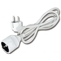 Verlengsnoer 3m Wit 3680W - Ideaal voor LED toebehoren