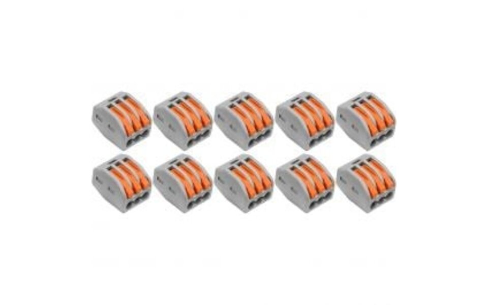 HLW LED Welding Clamp Set 10 Pieces - 3-Pole with Clamps for LED Accessories HLW LED Welding Clamp Set 10 Pieces - 3-Pole with Clamps for LED Accessories