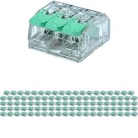 Lasklem 3 Polig Groen - Set van 100 stuks | LED Toebehoren