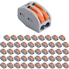 Lasklem 50 Stuks - 2 Polig LED Toebehoren Grijs/Oranje