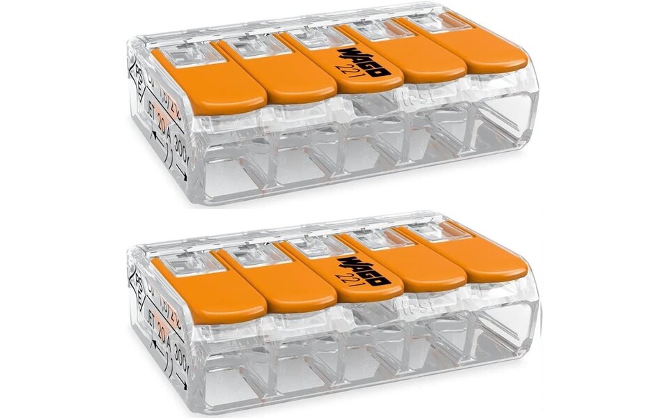 WAGO WAGO Welding Clamp Set 2 Pieces 5-pole with Clamps - Perfect LED accessories