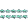Lasklem Slim Set 10 Stuks - 3 Polig LED Toebehoren Groen