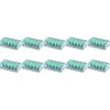 Slim Solder Terminal Set 10 Pieces - 5-Pole LED Accessories Green