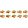 Lasklem 3-polig Oranje - Vintex - 0.2-2.5 mm² - 10 Stuks