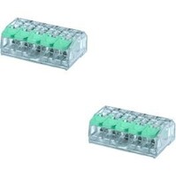 Lasklem Slim Set 2 Stuks - 5 Polig LED Toebehoren Groen