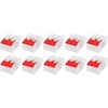 Slim Welding Clamp Set 10 pieces - 2-pin LED accessories red