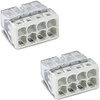 WAGO Lasklem 8 Polig 0.5-2.5mm² Wit - 2 Stuks LED Toebehoren