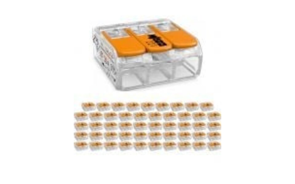 HLW LED Vintex Lasklem 4-polig Geel 0.2-2.5 mm² - Betrouwbaar LED toebehoren - 50 Stuks HLW LED Vintex Lasklem 4-polig Geel 0.2-2.5 mm² - Betrouwbaar LED toebehoren - 50 Stuks