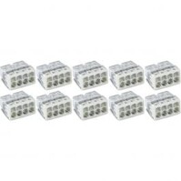 WAGO Lasklem 8-polig 0.5-2.5mm² Wit - 10 Stuks LED Toebehoren