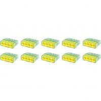 Lasklem 4-polig Geel - Vintex | LED Toebehoren 10 Stuks