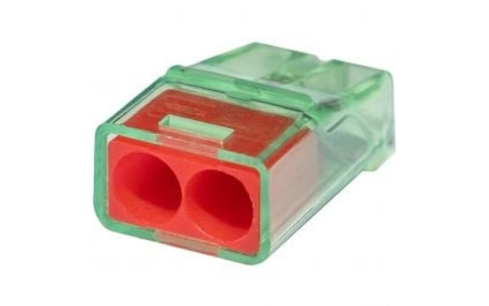 HLW LED Vintex 2-polige lasklem rood 0.2-2.5 mm² - 1000 stuks LED toebehoren