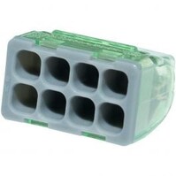 Lasklem 8-polig Vintex - 0.2-2.5 mm², 250 stuks grijs Lasklem 8-polig Vintex - 0.2-2.5 mm², 250 stuks grijs