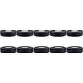 Isolatietape 10 Pack Zwart 20mmx18m - Duurzaam en veelzijdig LED Toebehoren