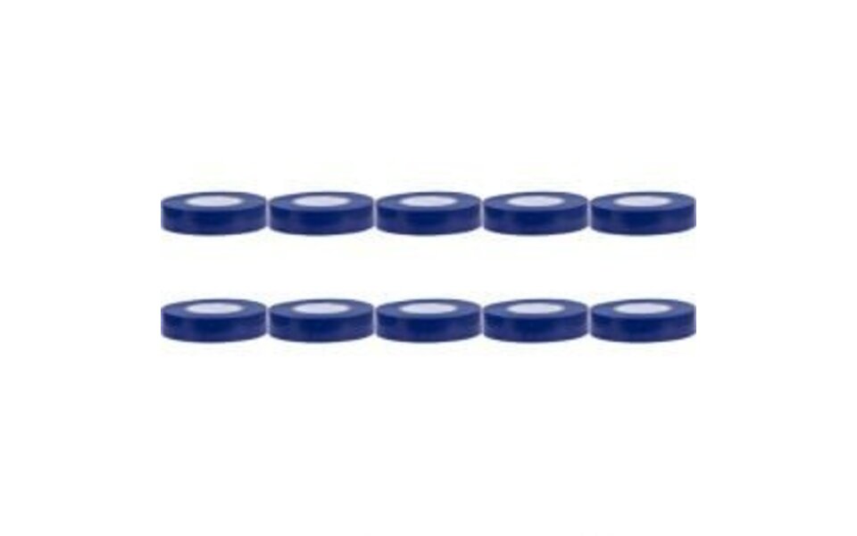 HLW LED Insulation Tape 10 Pack Blue 20mmx18m - Strong and water-resistant LED accessories