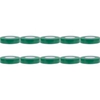 Insulation Tape 10 Pack Green 20mmx18m - Perfect LED Accessories