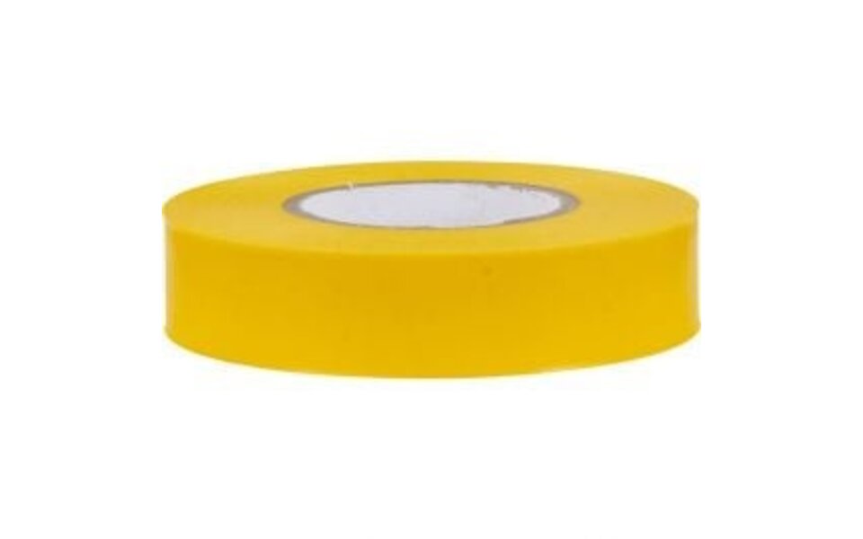 HLW LED Yurga Yellow Insulation Tape 20mmx18m – Durable LED accessories and marking
