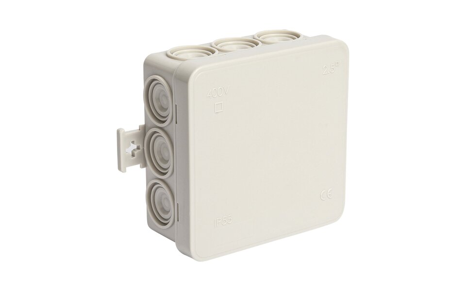 Velvalux Kabeldoos Velvalux Panoboxpro IP55 IK10 85x85x40mm - Perfect voor Licht snoer en LED toebehoren