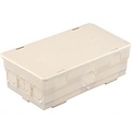 ABB Junction Box White 125x70x45mm - Cable Box with Lid for Light Cord and LED Accessories