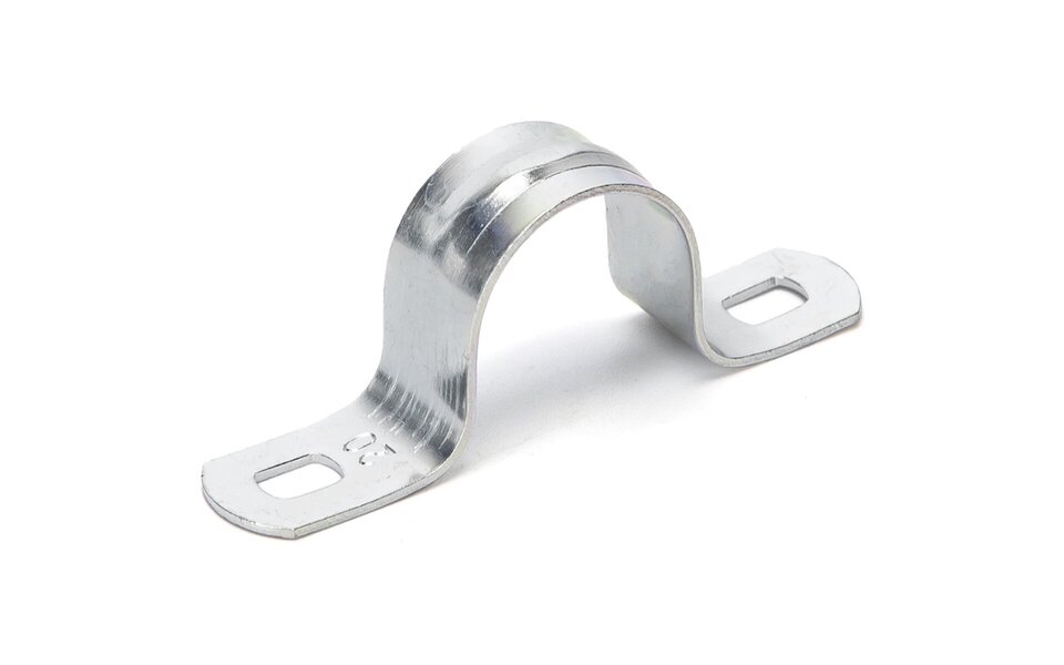 HLW LED Set of 10 Galvanized Saddles 20 mm - Durable & Rust-resistant LED accessories