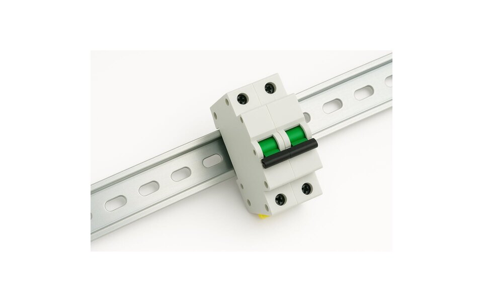 Velvalux DIN-Rail 35/7.5 mm Velvalux Panoboxpro 1m geperforeerd staal - LED toebehoren