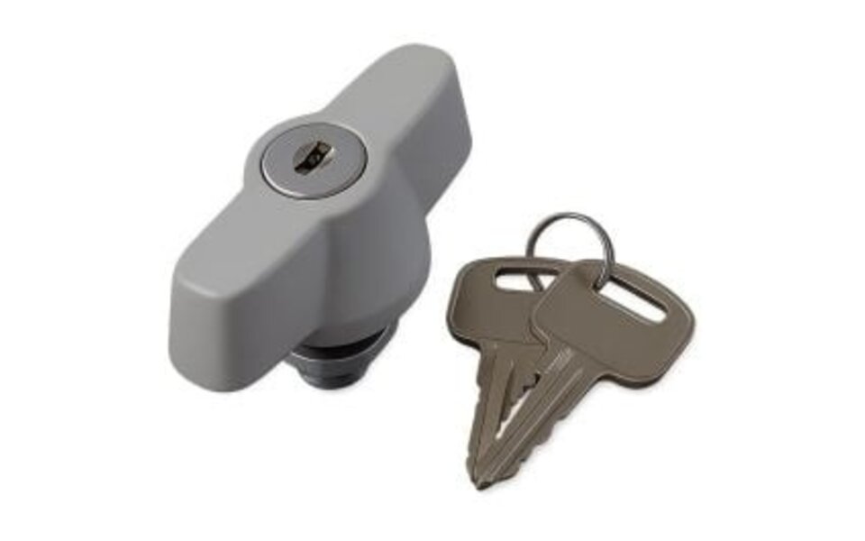 Velvalux Metal Lock for Velvalux Panoboxpro Installation Box - LED Accessories, 2 Keys, Gray Velvalux Metal Lock for Velvalux Panoboxpro Installation Box - LED Accessories, 2 Keys, Gray