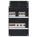 ABB Hafonorm 3-phase distribution box - 6 groups, 3x 30mA + LED accessories