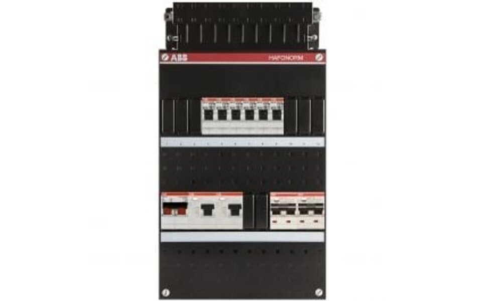 ABB ABB Hafonorm 1-phase 40A 2P distribution box with LED accessories – Safe and compact