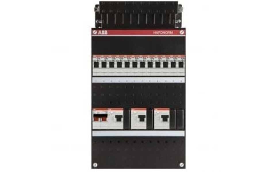 ABB ABB Groepenkast Hafonorm 12x groepen + 3x 30mA aardlek | Betrouwbaar LED toebehoren