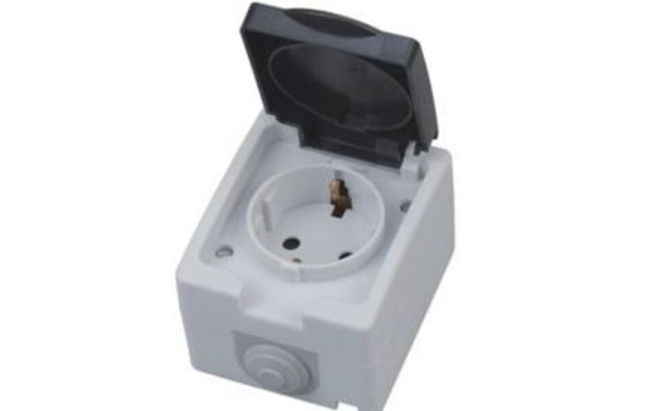 HLW LED Waterdicht Geaard Buitenstopcontact IP54 - Ideaal LED toebehoren voor buitengebruik