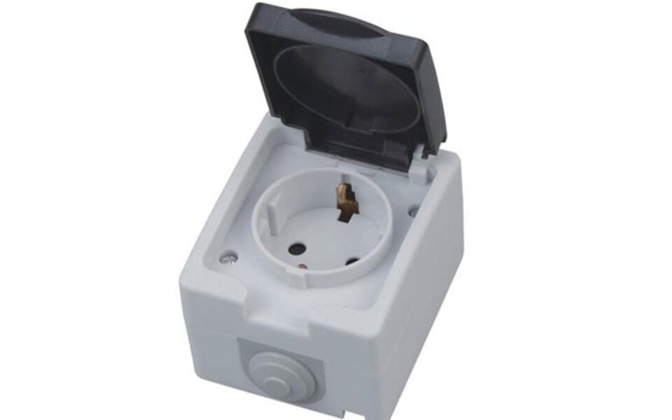 HLW LED Waterdicht Geaard Buitenstopcontact IP54 - Ideaal LED toebehoren voor buitengebruik