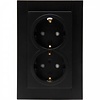 KOPP Athenis HK07 Double Socket Matte Black – LED Accessories KOPP Athenis HK07 Double Socket Matte Black – LED Accessories
