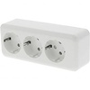 Q-LINK 3-way Wall Socket with Child Safety Feature - LED accessories