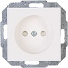 KOPP Athenis HK07 - Single wall socket with child safety feature