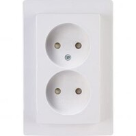 KOPP Paris HK05 Wall Socket - Double Socket LED Accessories