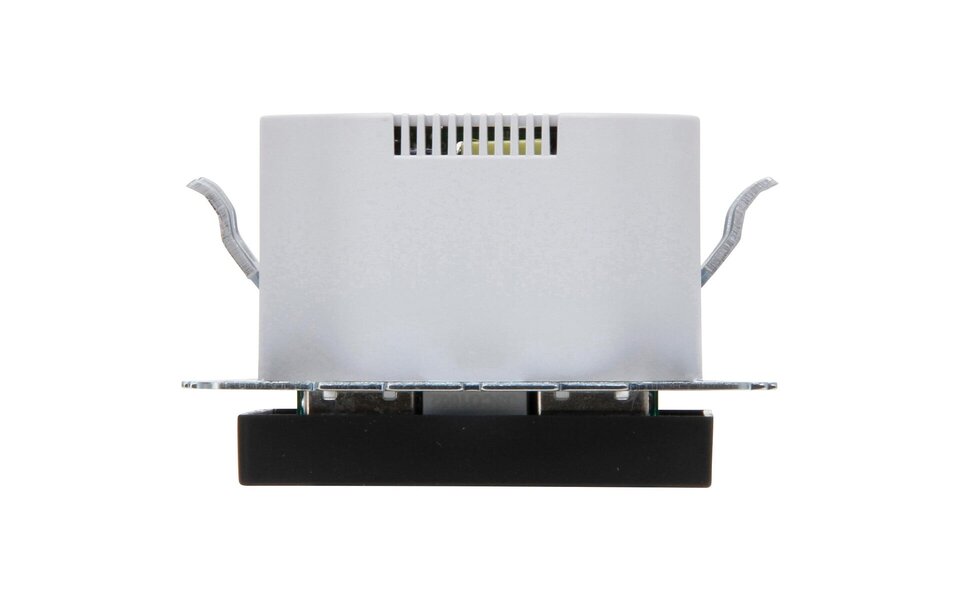 KOPP KOPP Wall Socket Athenis HK07 Matte Black | 1-way Socket & 2 USB - LED Accessories