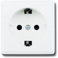 Aigi Kuta White Wall Socket - Single with Grounding