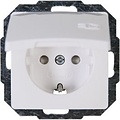 KOPP Paris HK05 wall socket - Flush-mounted single socket with child safety LED accessories