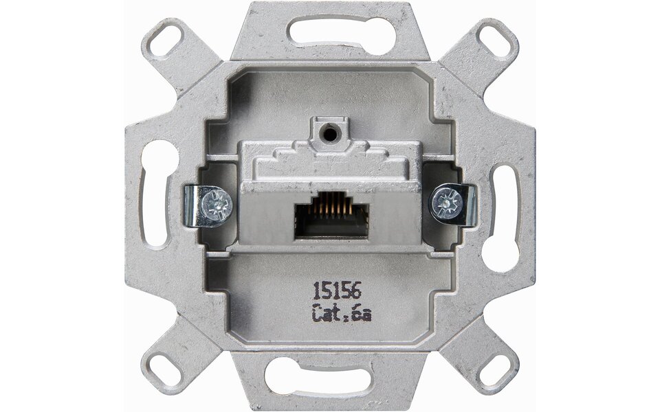 KOPP KOPP UTP RJ45 Wall Socket CAT6 - Flush Mount, 1x8P Shielded - LED accessories