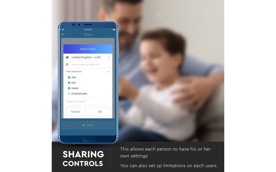 HLW LED Viron Wimo Smart WiFi Wandcontactdoos 1-voudig Geaard met LED Toebehoren
