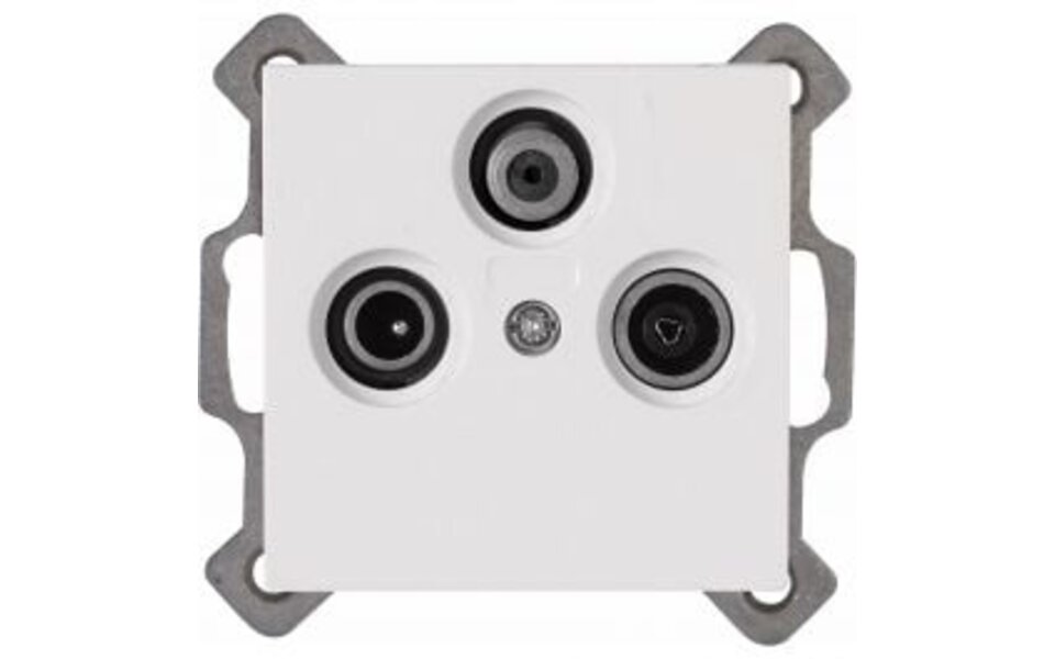 KOPP KOPP Athenis HK07 Flush-Mounted Coax Wall Socket – TV, Radio, Satellite & LED Accessories