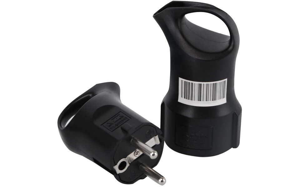 HLW LED Stekker Set 3680W LED Toebehoren - Schuko & Contrastekker met Randaarde en Kinderbeveiliging