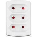Socket Splitter 3680W - 3 Sockets Matte White | LED Accessories Plug