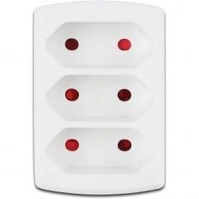 Socket Splitter 3680W - 3 Sockets Matte White