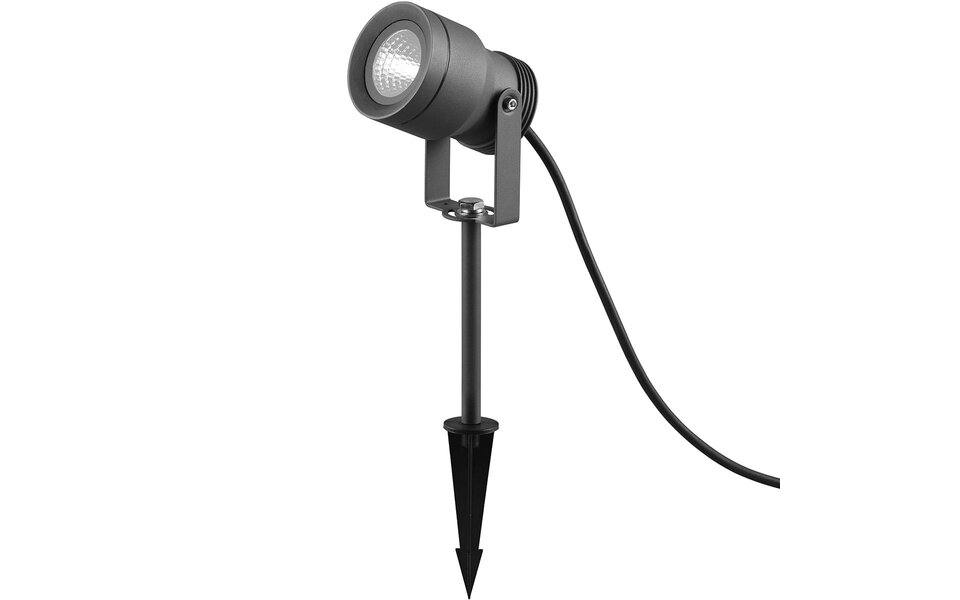 HLW LED Trion Bera 11W LED Spike Light - Warm White 3000K, Waterproof IP65, Anthracite Aluminum