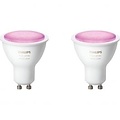 PHILIPS HUE LED Spot GU10 - Dimmable LED accessories with Bluetooth Duo Pack
