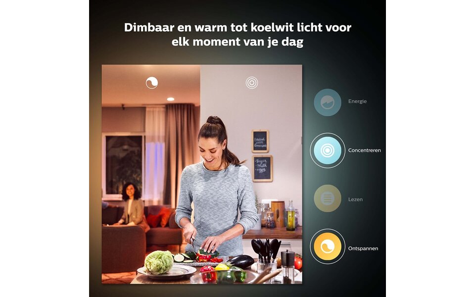 PHILIPS HUE PHILIPS HUE LED Spot GU10 White Ambiance - Dimbaar Bluetooth Duo Pack