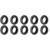 Spot Fixture 10 Pack - GU10 Recessed Spotlight Black - LED Accessories Spot Fixture 10 Pack - GU10 Recessed Spotlight Black - LED Accessories