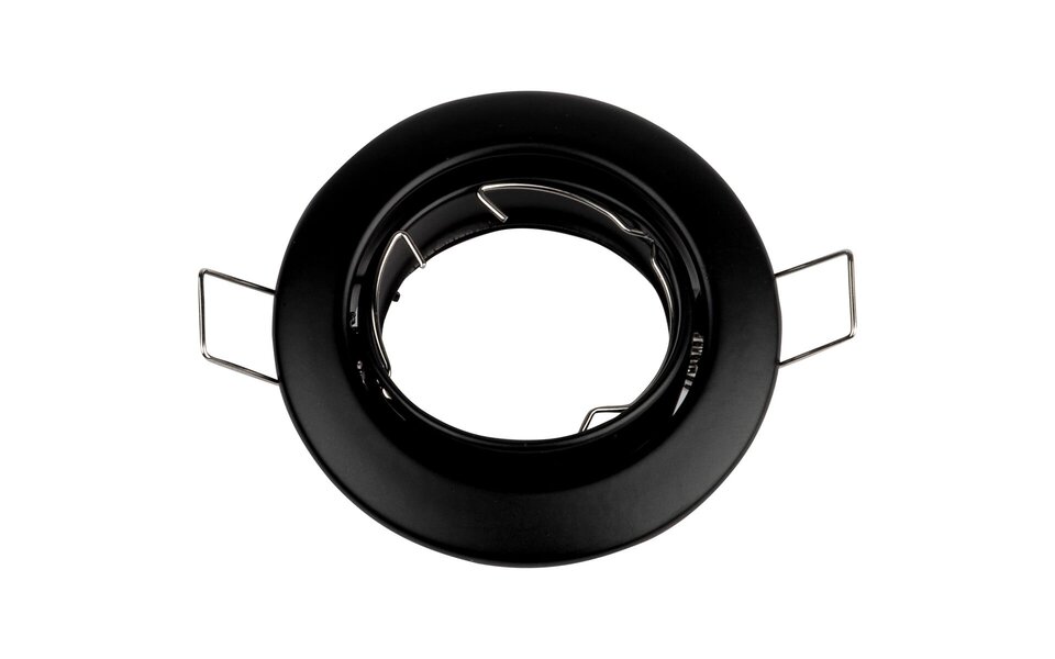 HLW LED Spot Light Fixture 10 Pack - Tiltable GU10 Recessed Spot Light Black - LED Accessories HLW LED Spot Light Fixture 10 Pack - Tiltable GU10 Recessed Spot Light Black - LED Accessories