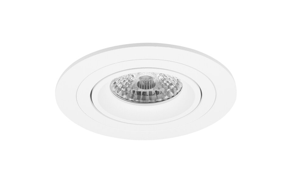 HLW LED Spot Armatuur GU10 - Kantelbaar LED Toebehoren - Wit Aluminium - Ø92mm