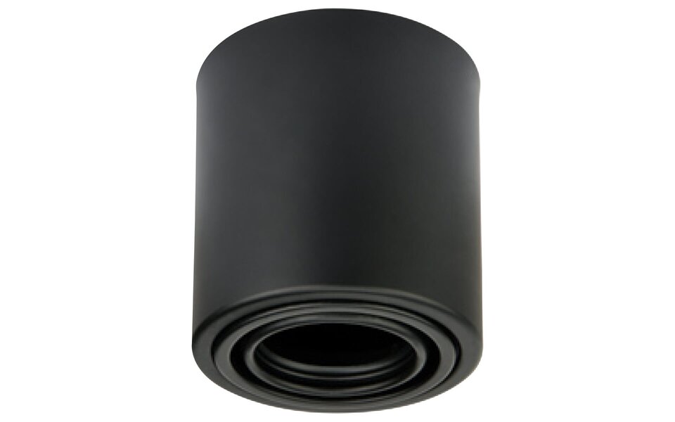 HLW LED Kantelbare Opbouwspot GU10 Mat Zwart - Stijlvol LED Toebehoren Ø93mm